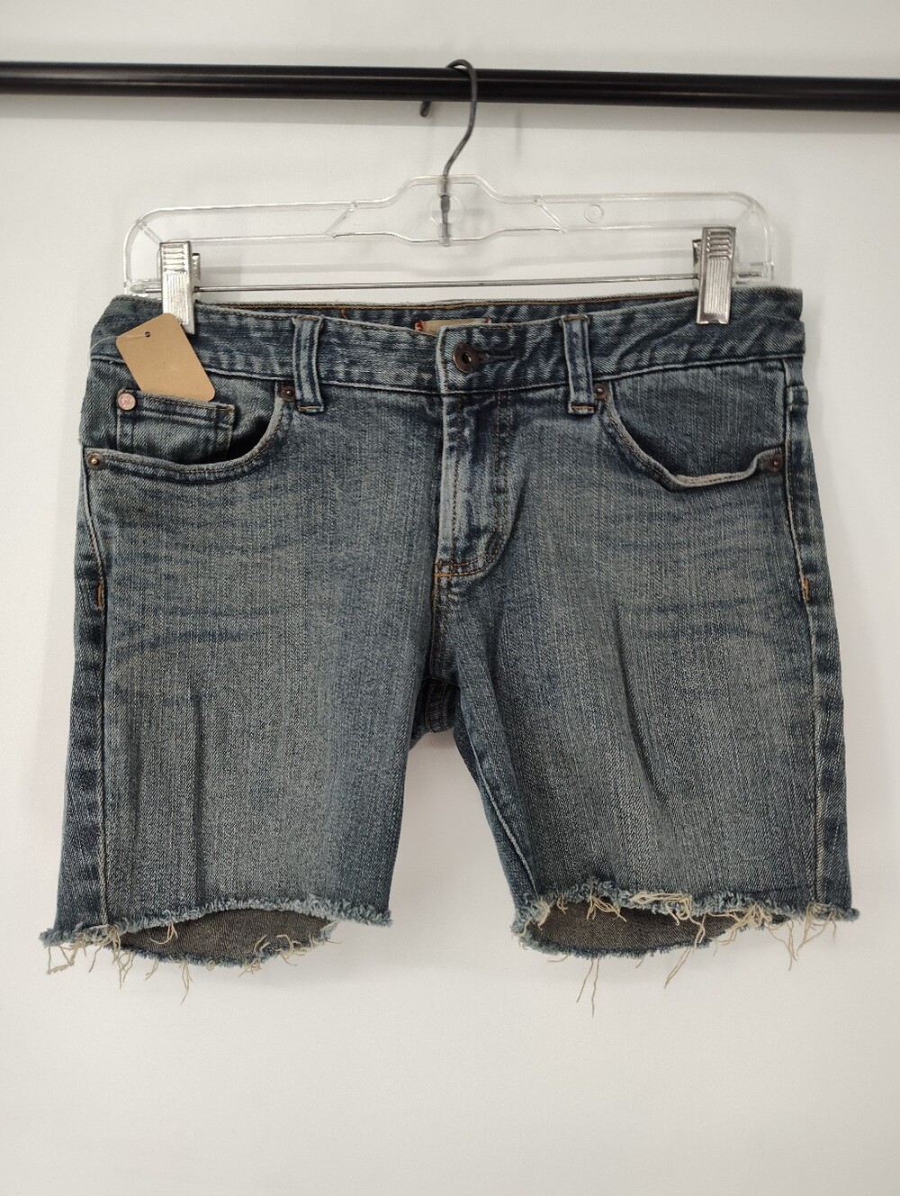 TILT Women's Faded Blue Denim Cutoff Shorts Size 5